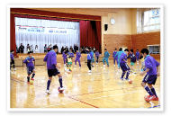 SBIいきいき少短サッカー教室 in 大船渡 2017 指導