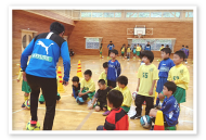 SBIいきいき少短サッカー教室 in 大船渡 2017 指導