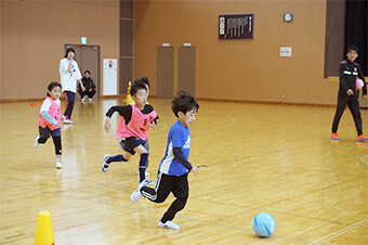 SBIいきいき少短サッカー教室 in 大船渡 2023 練習