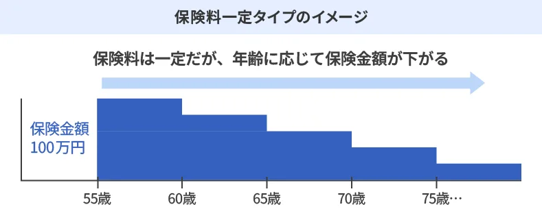 保険料一定タイプのイメージ